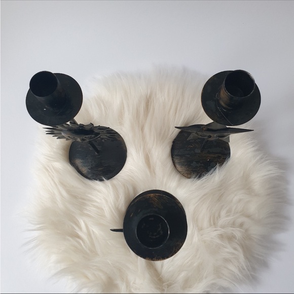 Vintage Celestial Set of 3 Candleholders - Picture 5 of 5